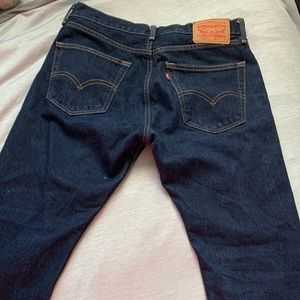 LEVI 505 DARK WASH JEANS